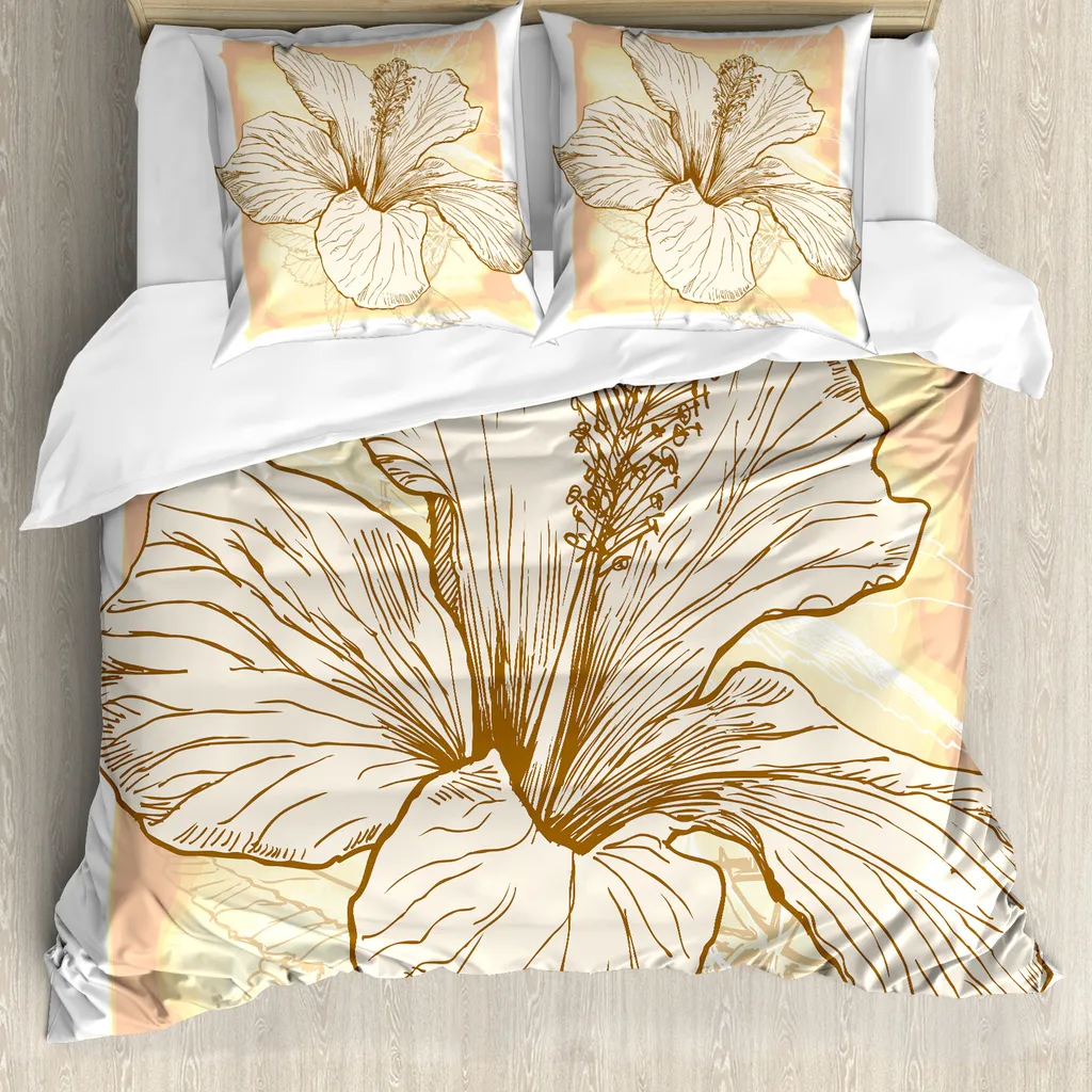 Parure Copripiumino Matrimoniale ABAKUHAUS Salmone Anti-Acaro Professionale