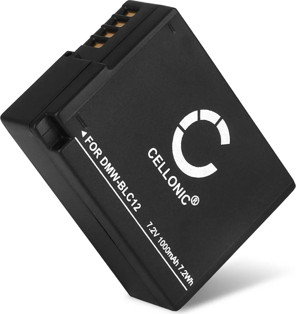 CELLONIC, Batteria per Fotocamera, compatibile con Panasonic Lumix DMC-G80, DMC-G81, DMC-G6, DMC-G5 (7.4V, 1000mAh)