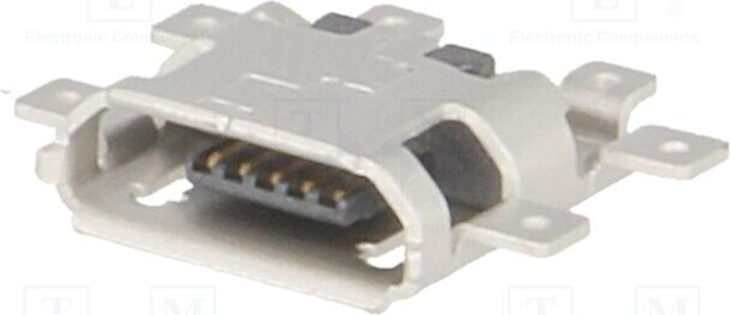 1x Buchse USB B micro PIN: 5 horizontal USB 2.0 47491-0001 USB und IEEE1394-Ste
