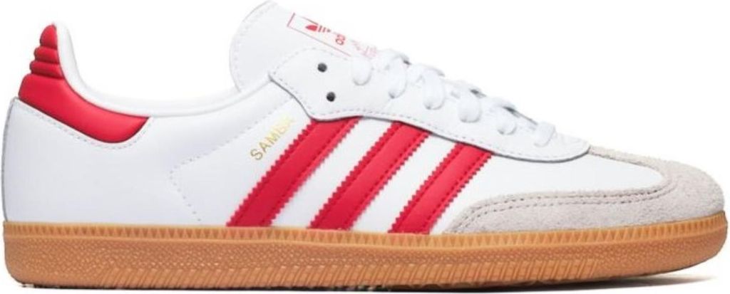 Adidas Samba OG J In Weiß Rot Für Jugend - 5.5 UK - 38 2/3 EU - 6 US / Weiß Rot