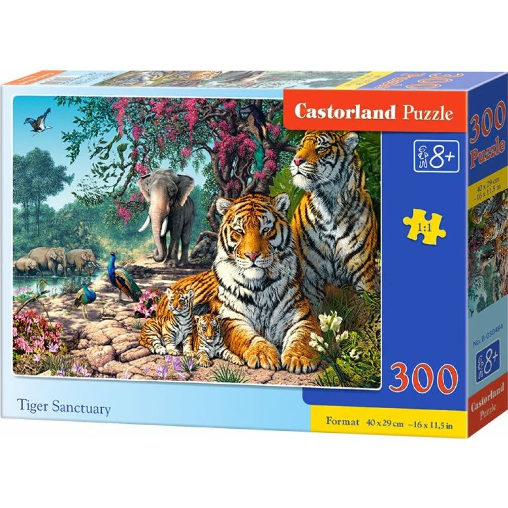 Castorland Tiger Sanctuary 300 pcs puzzle, Tiere, 6 Jahr(e) Produktbild 