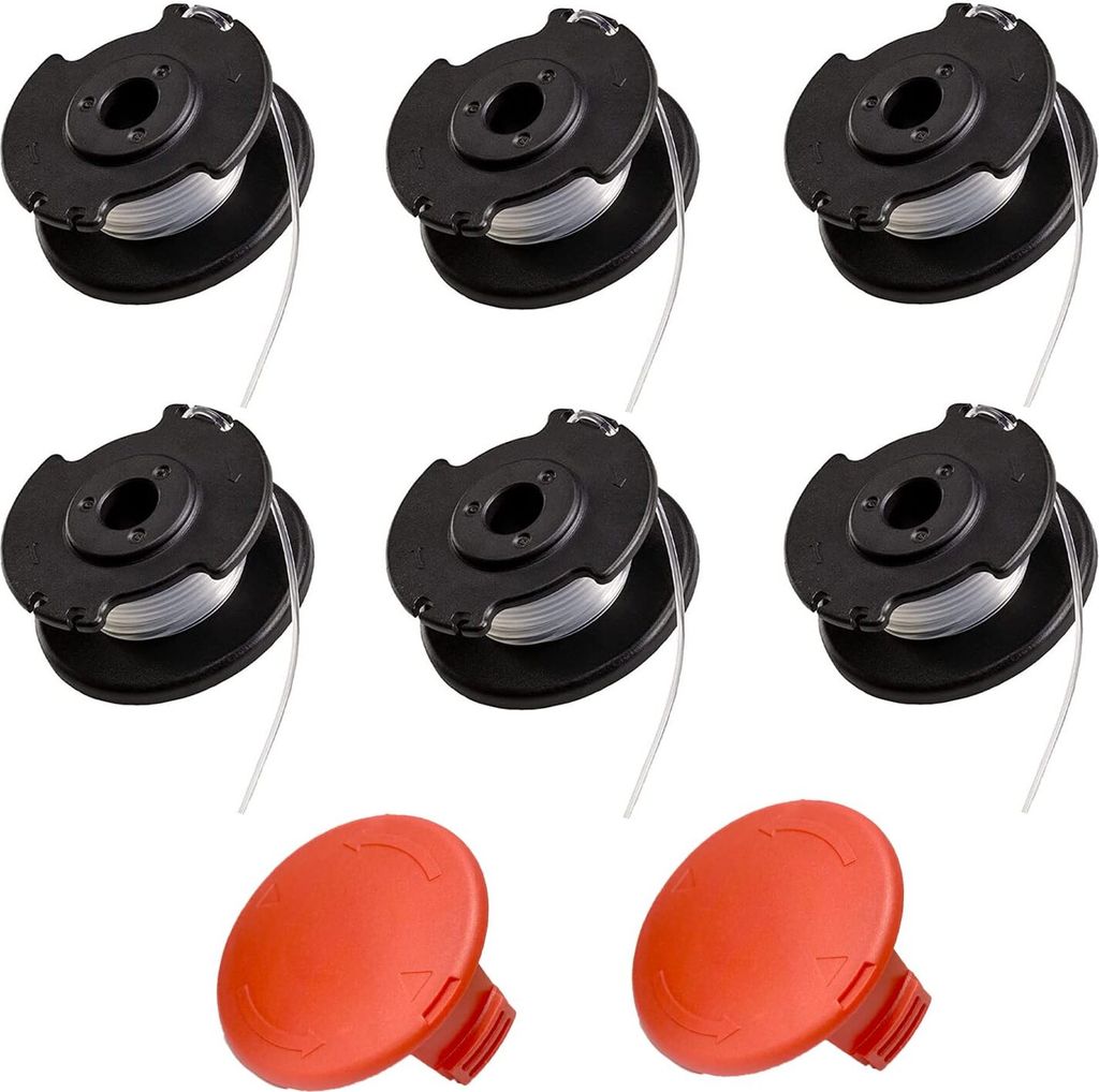 Viilich 6 Stück Ersatzfadenspule,für Einhell Akku-Rasentrimmer GE-CT 18/28 Li,GE-CT 18/28 Li TC und GE-CT 18/260 Li,für Einhell Ersatzfadenspule...