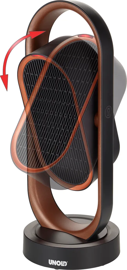 Radiateur céramique 3D Unold 86535 avec oscillation multidirectionnelle - 3