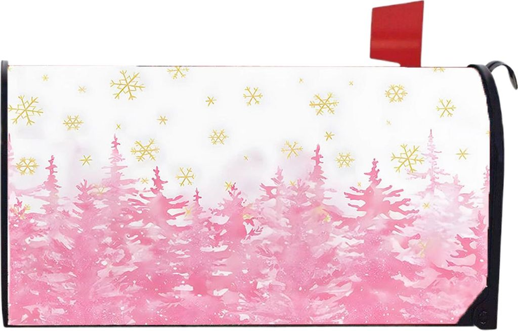 Magnetische Briefkastenabdeckung für den Winter, Standardgröße 18 x 21 Zoll, Briefkastenabdeckung mit Weihnachtsmotiv, Feiertagspost, Briefkaste...
