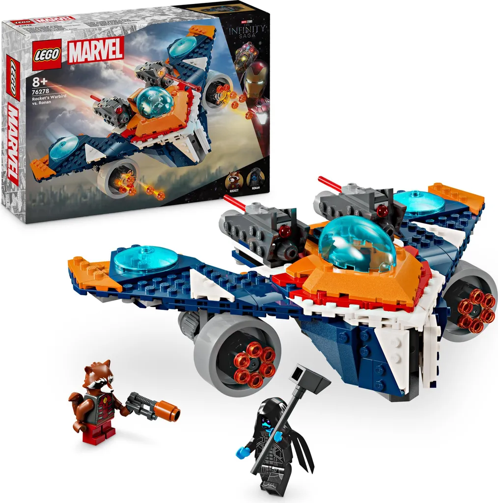 Vaisseau Spatial LEGO Marvel 76278 : Kit de Construction Warbird Ronan