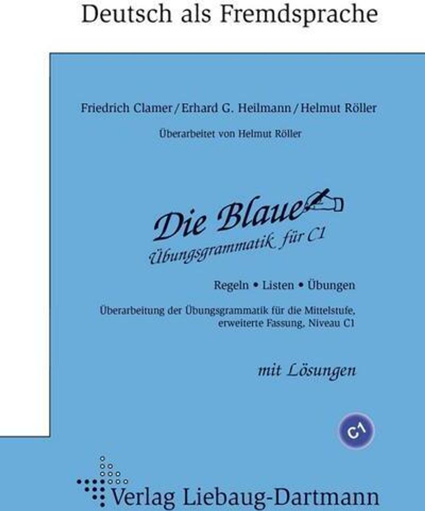 Die Blaue. Übungsgrammatik für C1 Produktbild 