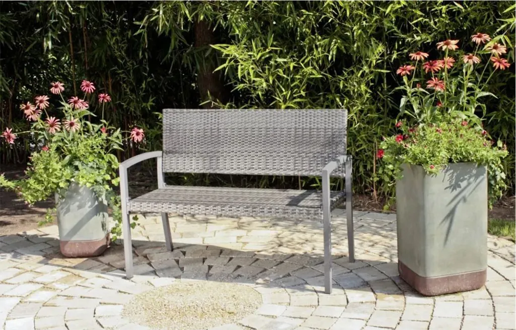 Panchina San Remo Harms 970208 Antracite - Comfort da Giardino 2 Posti