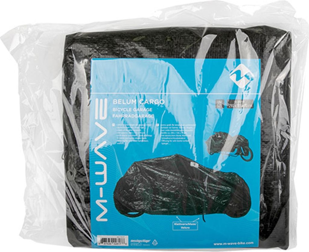 M-wave Belum Cargo Fahrradabdeckung Schwarz  Schwarz One Produktbild 