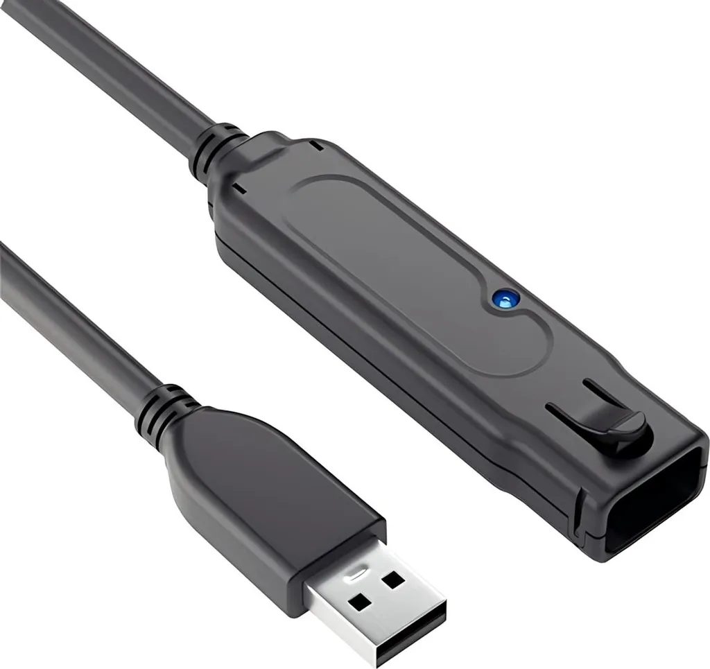 Rallonge USB 3.1 active 10m : finies les déconnexions avec le verrouillage