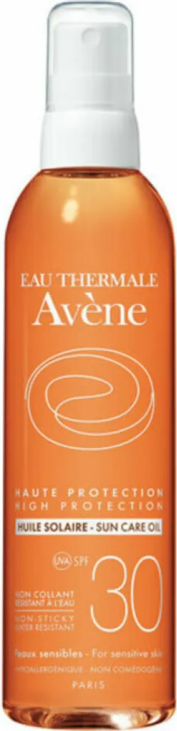 Avène Huile Solaire SPF 30 Haute Protection Solaire Corps Flacon 200 ml