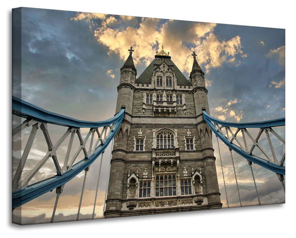 Leinwanddruck Architektur Bridge of England 90x60 cm