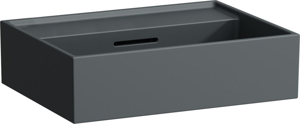 LAUFEN Kartell Aufsatzhandwaschbecken, ohne Hahnloch, mit Überlauf, 450x340mm, H8183307581091