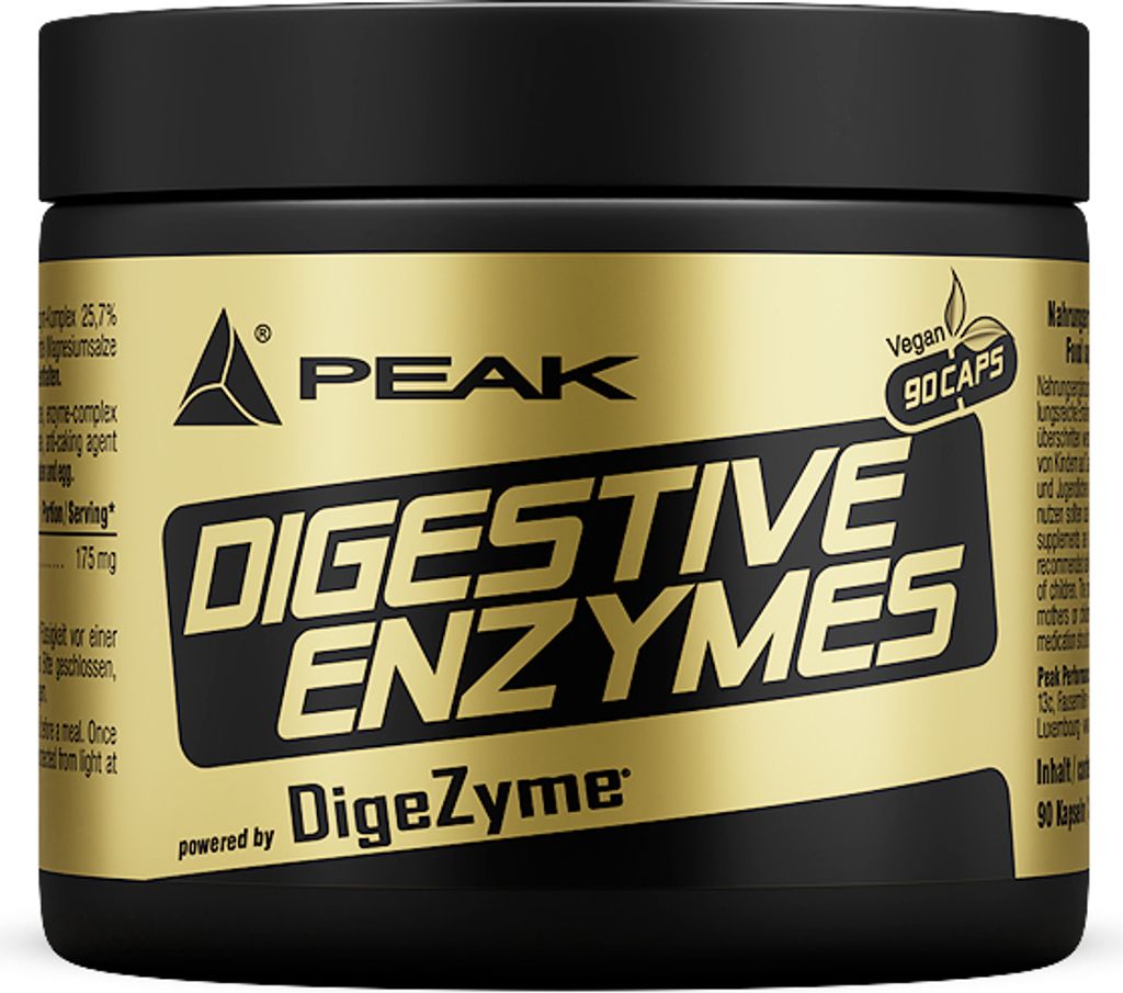 Digestive Enzymes - 90 Kapseln I Verdauungsenzyme I Verdauung I Verdauungsprobleme I DIGEZYME I Enzyme I vegan I glutenfrei I titandioxid frei