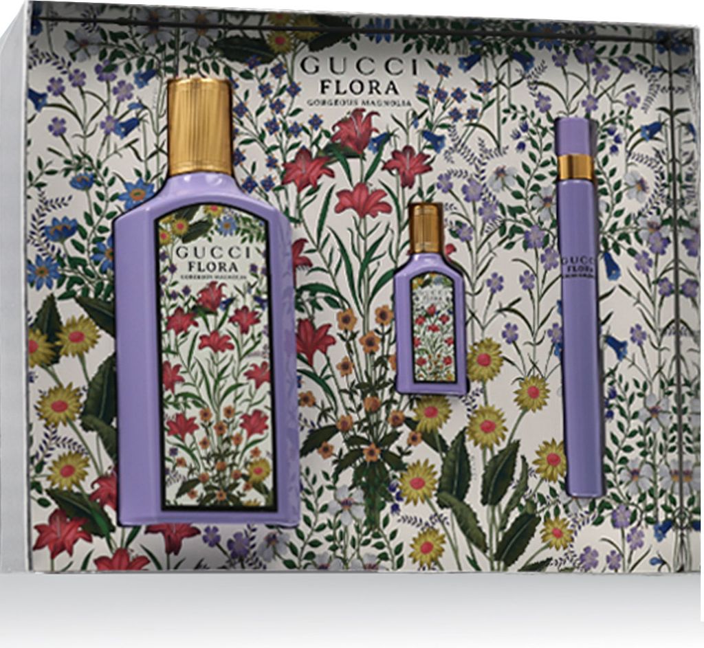 Gucci Flora Gorgeous Magnolia Eau de Parfum 100ml + 5ml & 10ml
