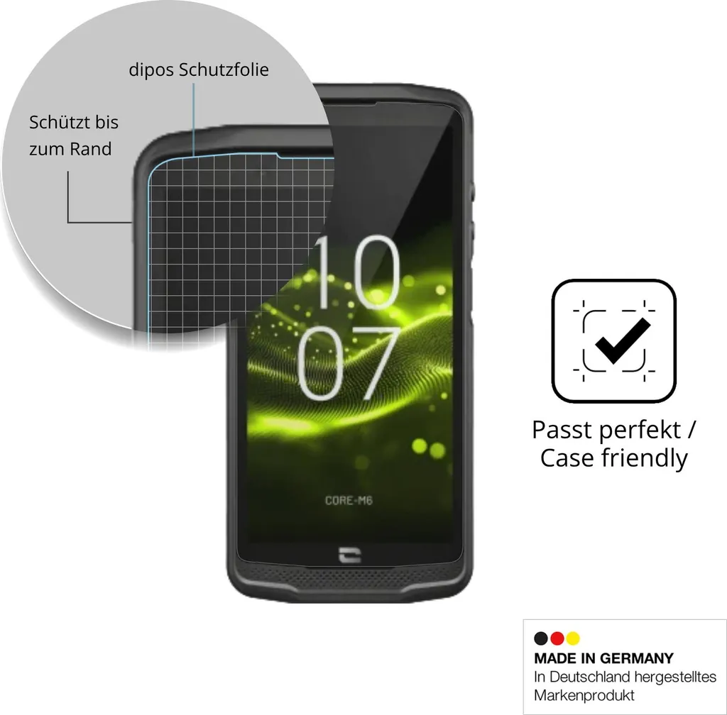 dipos I 6X Pellicola Protettiva Compatibile con Vernee X