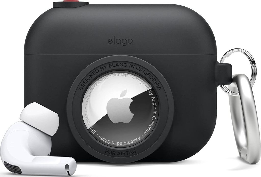 Elago Snapshot Case fr AirPods Pro / AirTag Schwarz