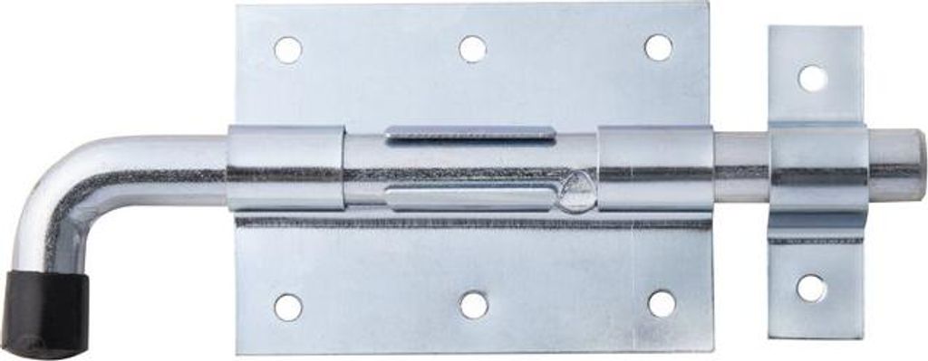 Zinkschloss mit 14 mm Bügelstärke und 66 mm Gehäusebreite im Pistolen-Design