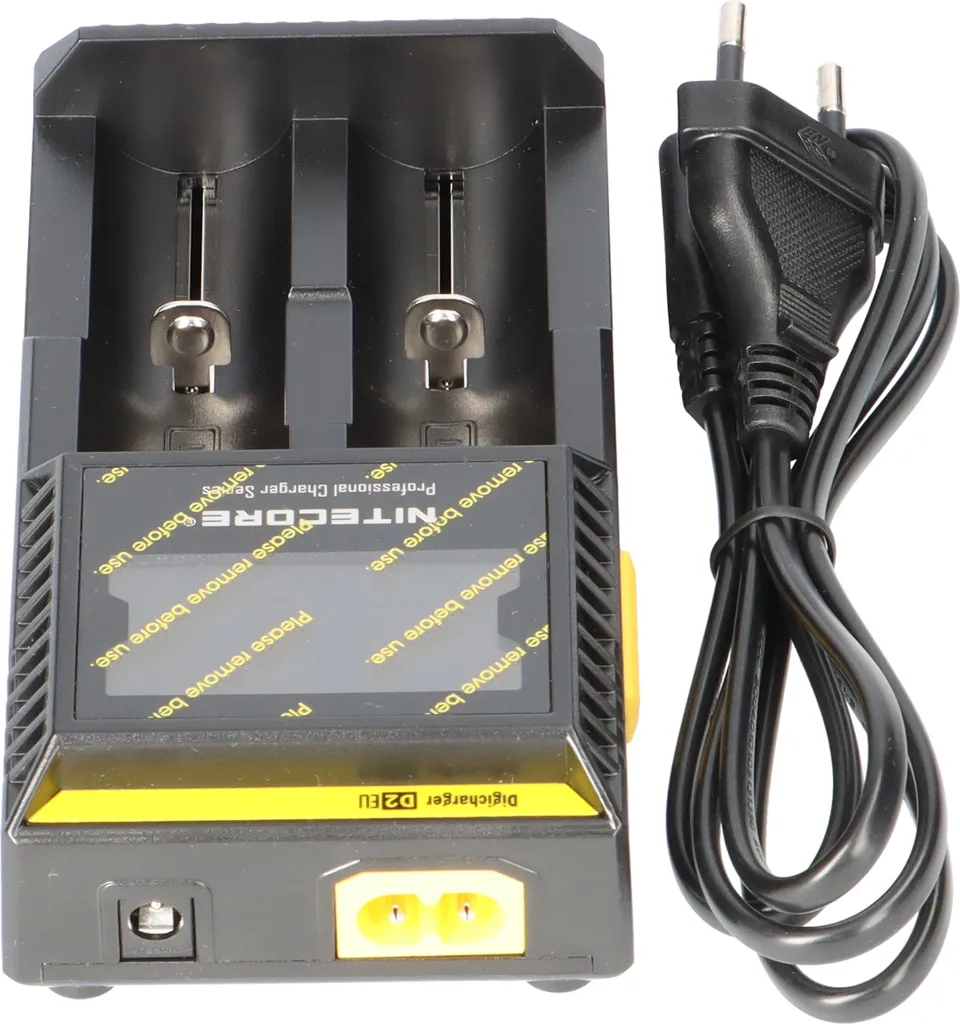 Chargeur rapide Nitecore D2EU pour accus de cigarette électronique et lampes - 4