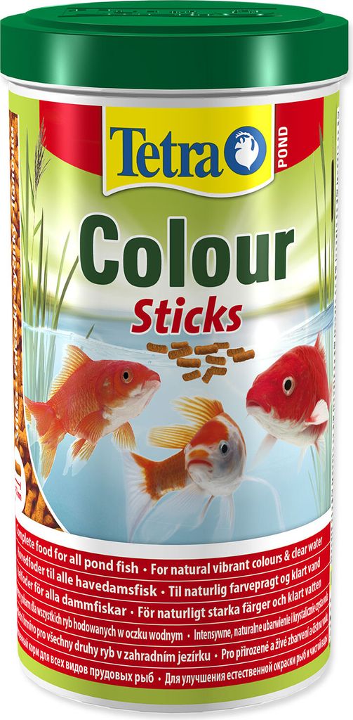Tetra Pond Colour Sticks Fischfutter Entfaltung nat. Farbenpracht 1 Liter