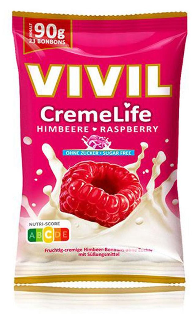 VIVIL® 4741 VIVIL® Creme Life Himbeere Bonbons 90,0 g Immagine del prodotto 