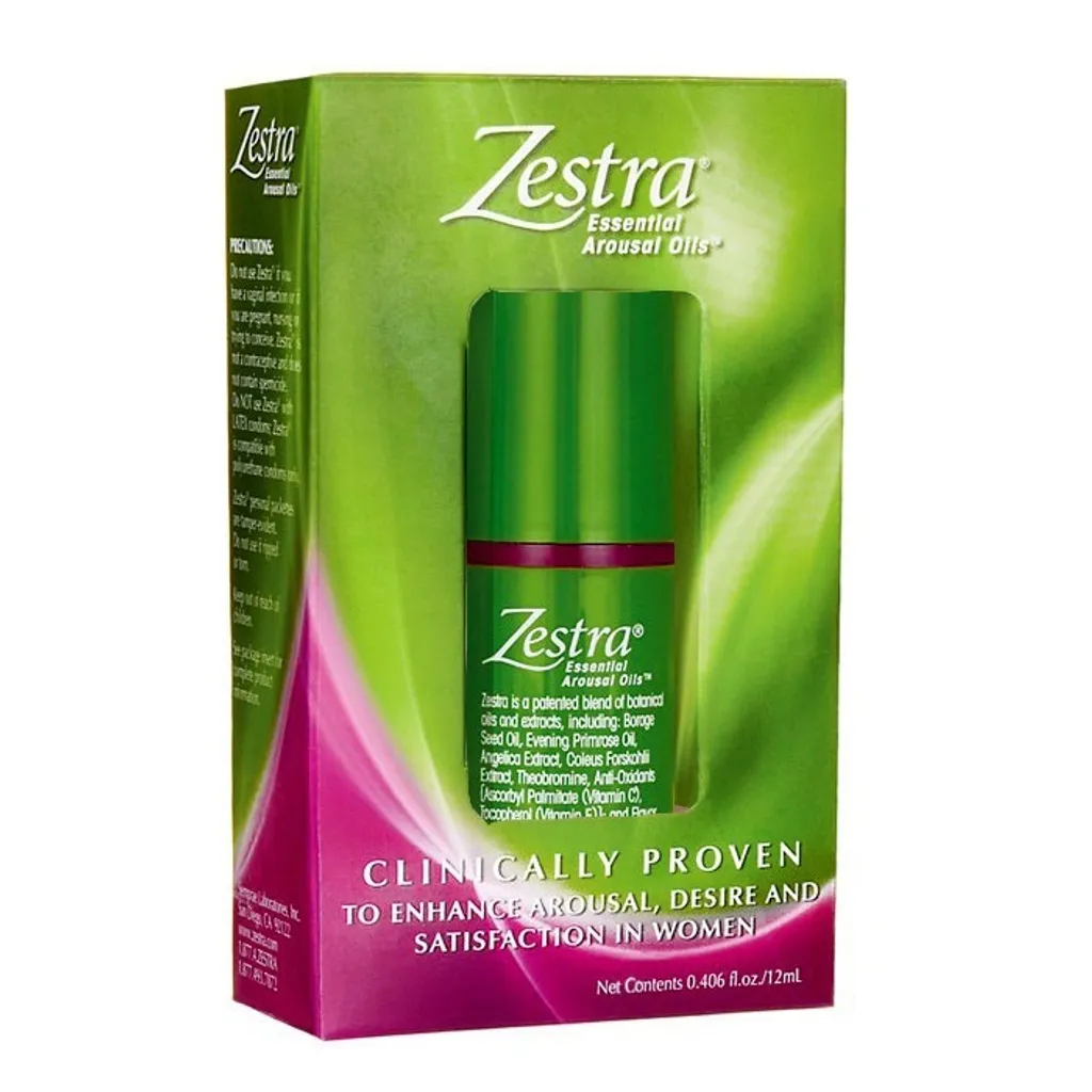Huile d'excitation Zestra 12ml : améliorer la sensibilité et le désir