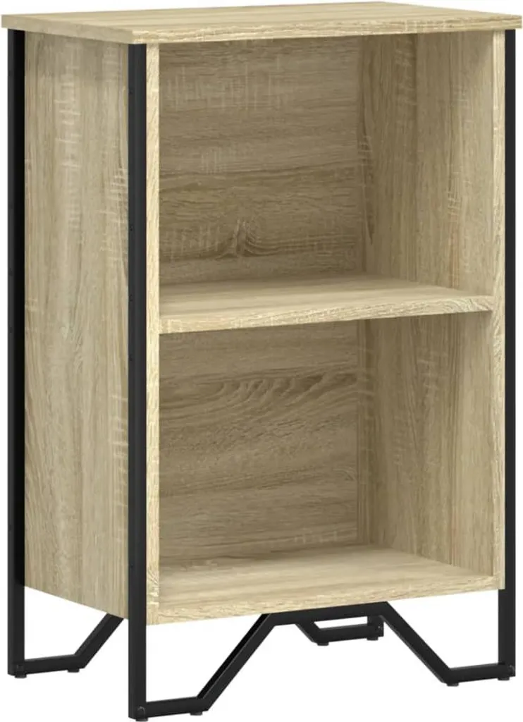 vidaXL Libreria rovere Sonoma 50x31x74,5 cm Materiale a base di legno