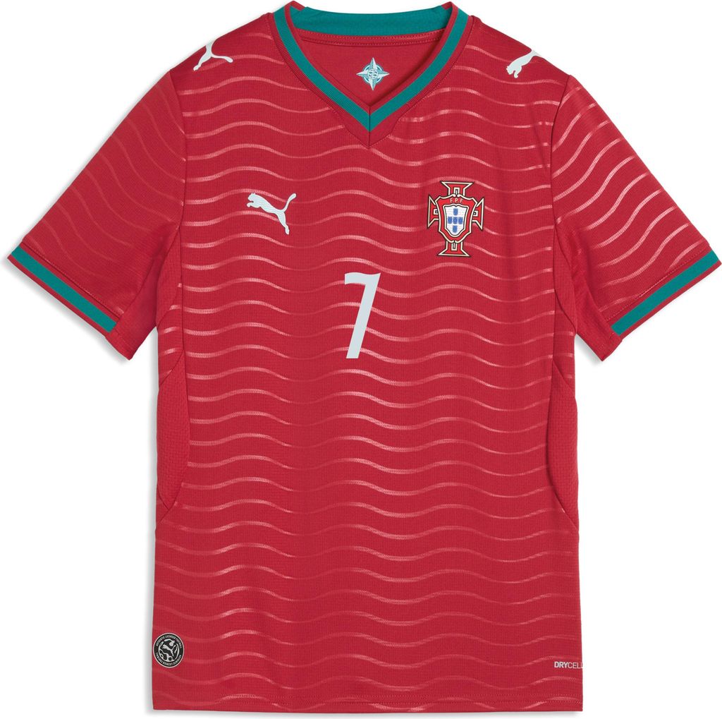 Puma FPF Home Jersey Replica Jr CLUB RED-GREEN LAGOON CLUB RED-GREEN LAGOON 164