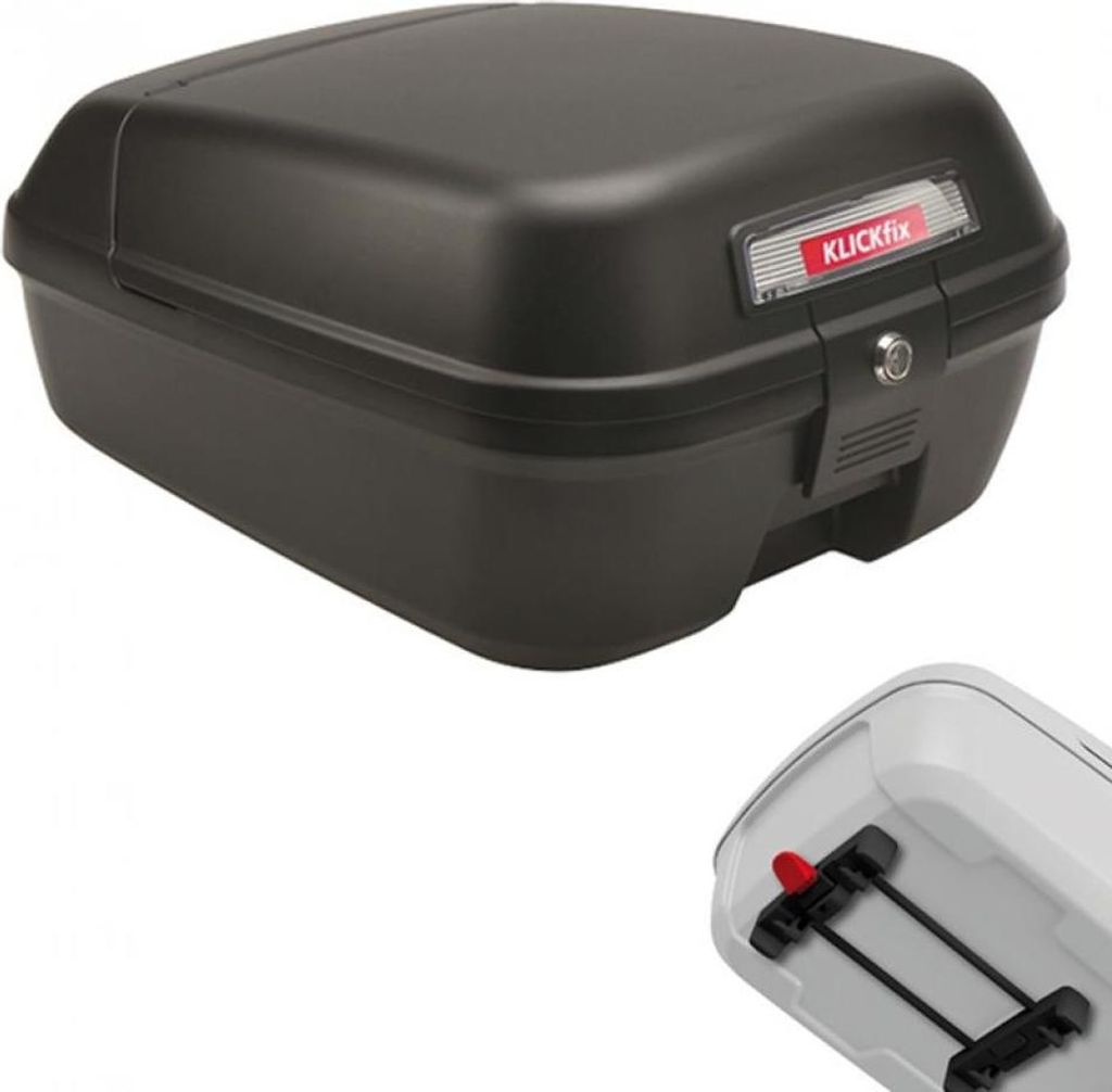 KLICKfix Citybox, Tylne, Torba rowerowa, Czarny, 22 l, 10 Zdjęcie produktu 