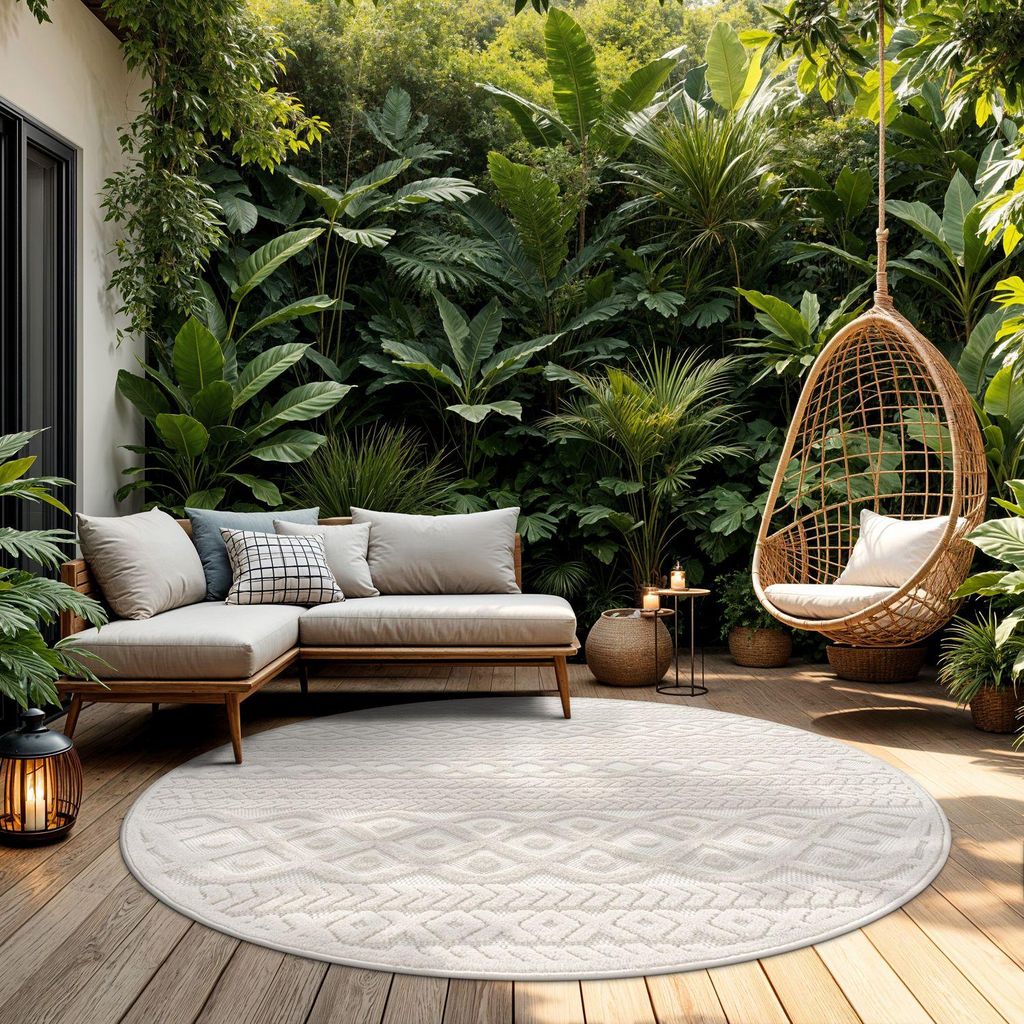 TT Home In-& Outdoorteppich Wetterfest Balkon Schlafzimmer Produktbild 