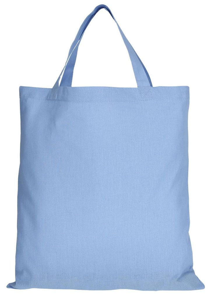 10er Pack Baumwolltasche - 28 Farben | mit zwei kurzen Produktbild 