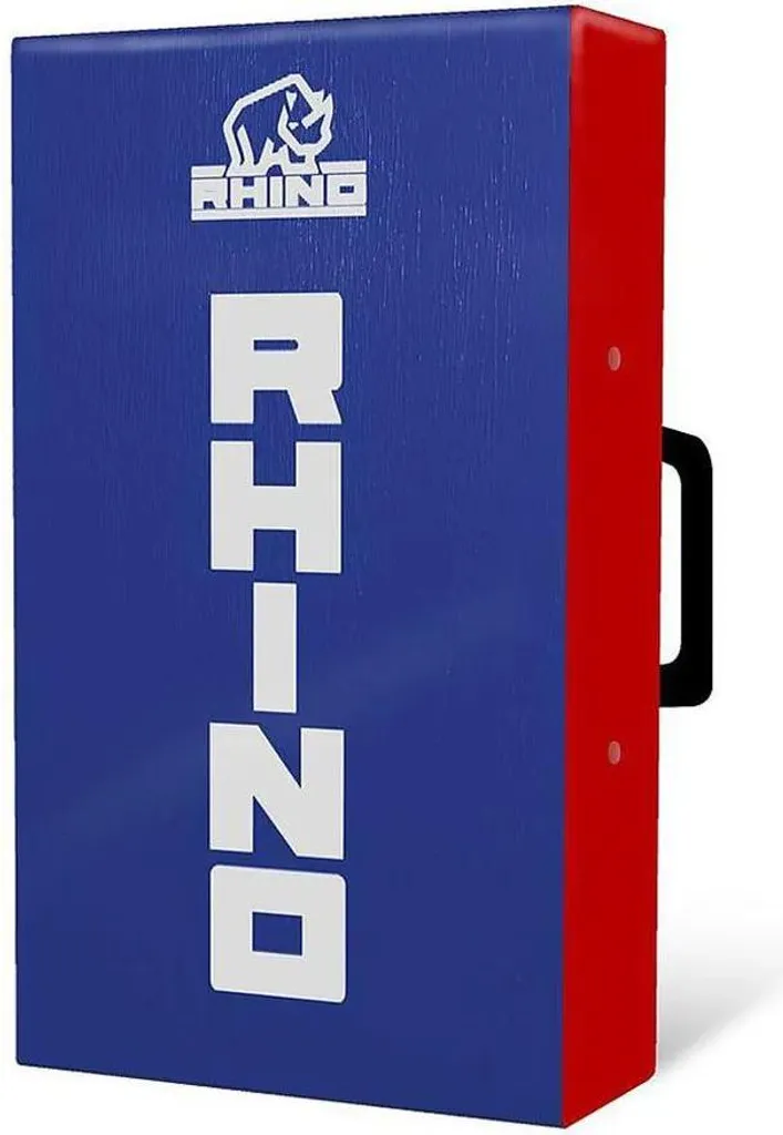 Coussin de Frappe Rugby Mini 50x30cm Haute Densité Coloris Bleu Rouge