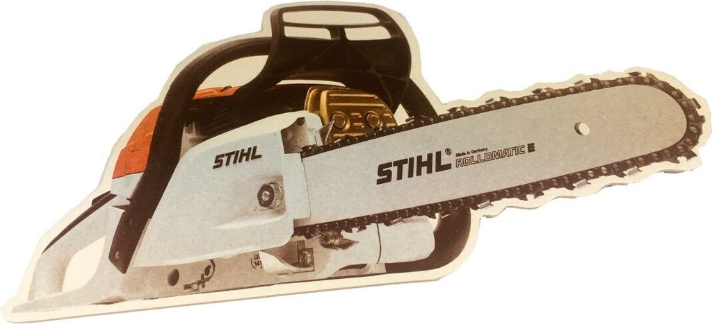 Stihl Bierdeckel Motorsäge 8 Stück