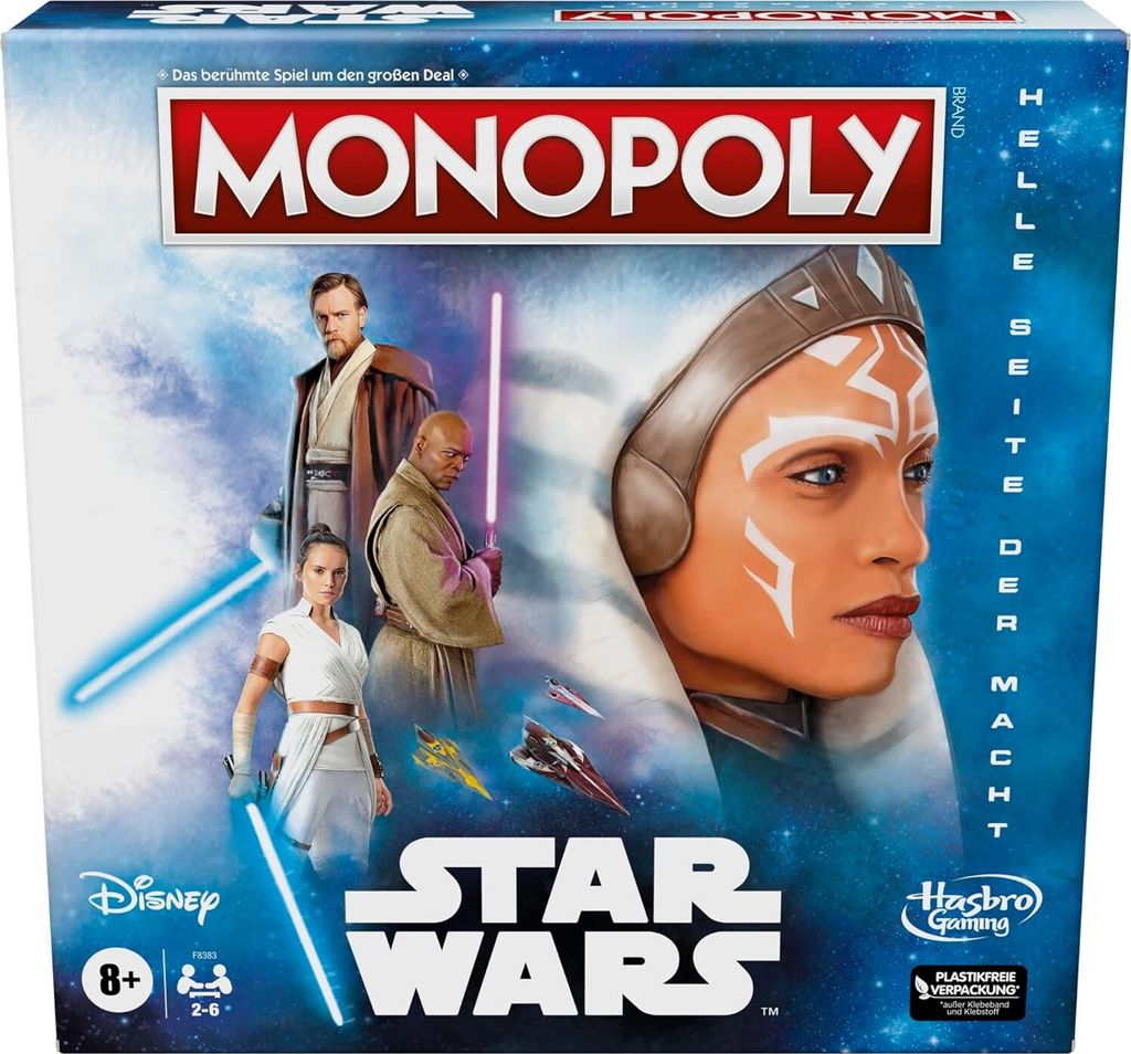 Hasbro Star Wars Brettspiel Monopoly Light Side Edition Produktbild 