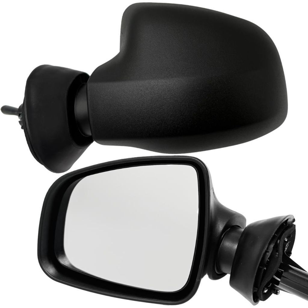 BILMAX Links Außenspiegel Ersatz für Dacia Logan MCV / Dacia Sandero 2008–2012, Manuell verstellbar (mit Joystick), Schwarz, Manuell einklappbar