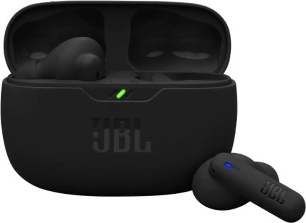 Cuffie Sportive JBL Vibe Beam 2 Nere - Resistenti a Polvere e Sudore