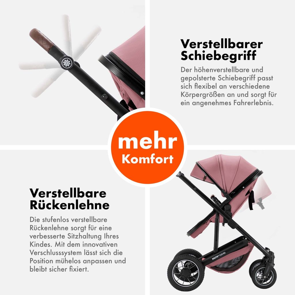 Daliya® FLEXI-PRO 2in1 Kombikinderwagen & Buggy – Produktbild 8