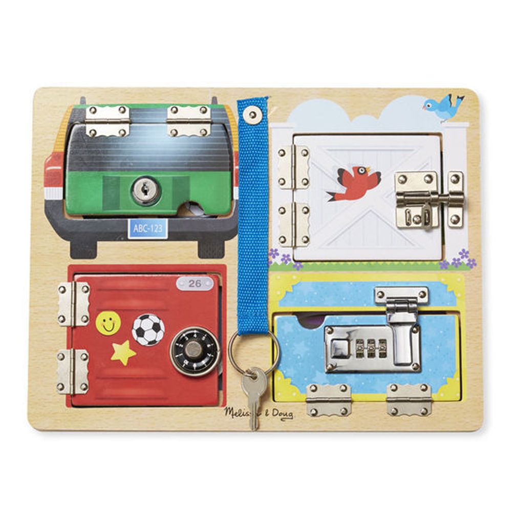 Melissa & Doug Doska so zámkami a západkami Obrázok produktu 