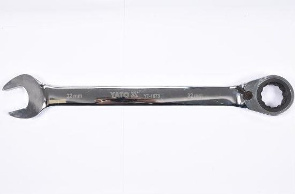 YATO Ratschen-Ringgabelschlüssel YT-1673 420mm Chrom-Vanadium-Stahl 1.242kg