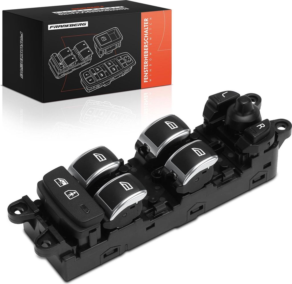 Frankberg 1x Fensterheberschalter Fahrerseitig für Volvo V60 I S60 II XC60 156