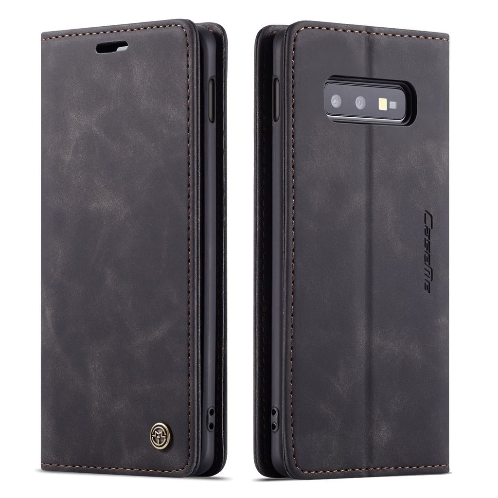 Custodia Galaxy S10E, Custodia retrò in Finto cuoio, tasche Immagine del prodotto 