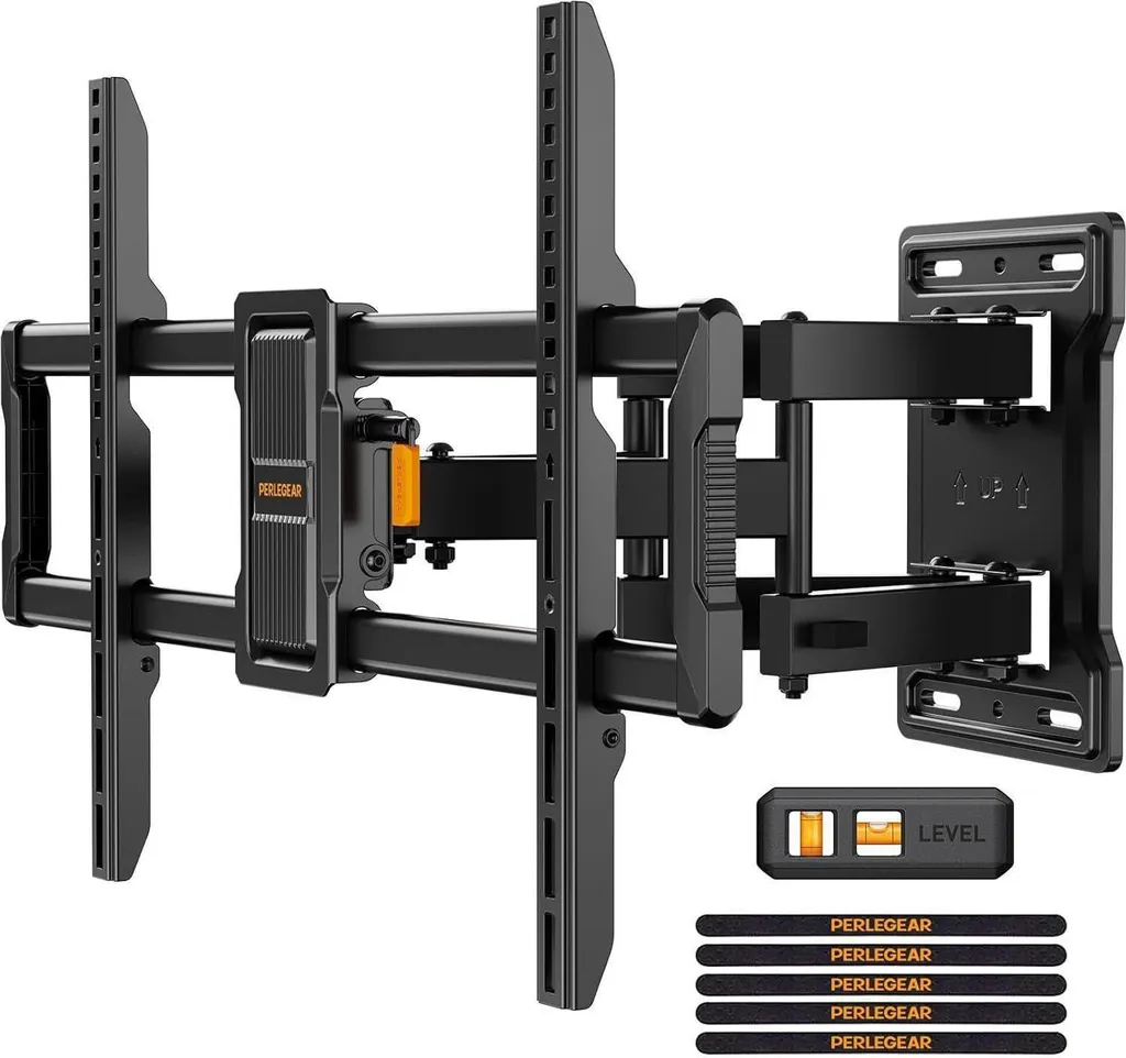 Support de fixation TV inclinable pour grand écran 42 à 84 pouces 60kg