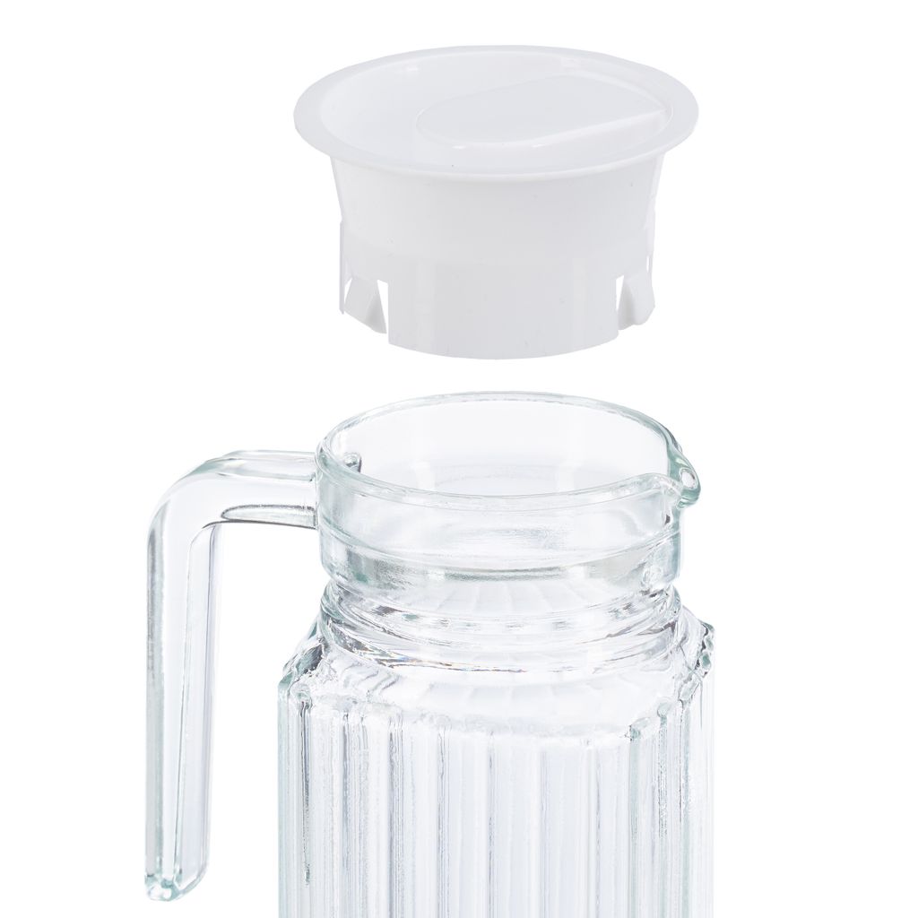 2 x Saftkrug 1 l, Gastro, Henkel, Glas, spülmaschinenfester Produktbild 