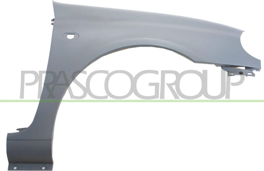 Aile droite Clio II traitée anticorrosion - Qualité OE 7700842507 Prasco