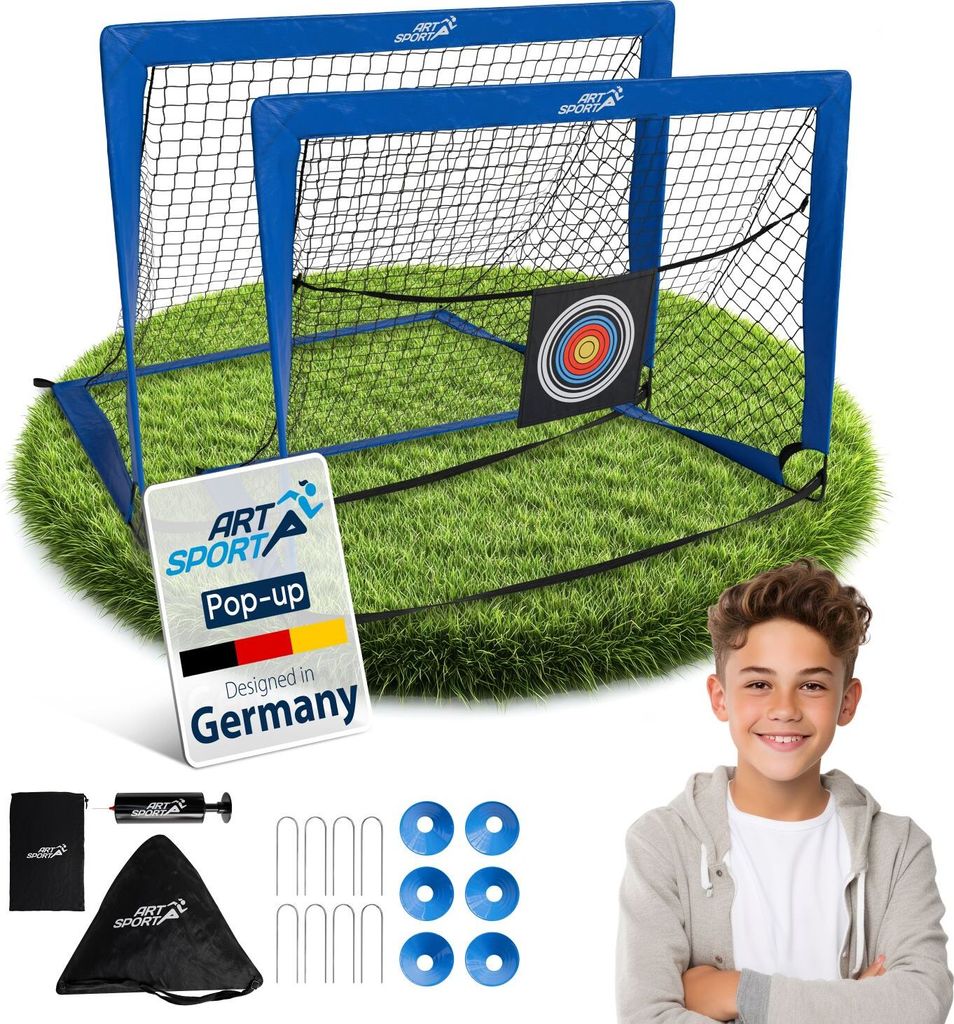 ArtSport Pop-up fotbalová branka Goal Master – sada 2 ks s Obrázek produktu 