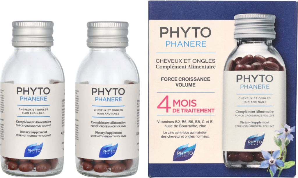 2x120gr Phyto Phytophanere Duo di integratori alimentari Immagine del prodotto 