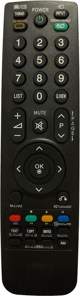 Ersatz TV Fernbedienung für LG 32LF2500 Fernseher