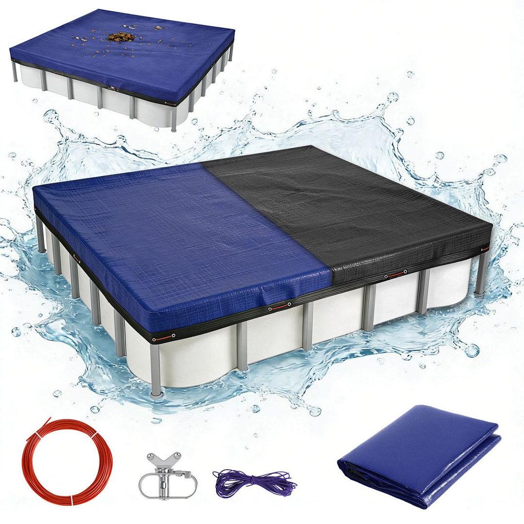 Copertura rettangolare Ikodm per piscine 200x400 cm | Immagine del prodotto 