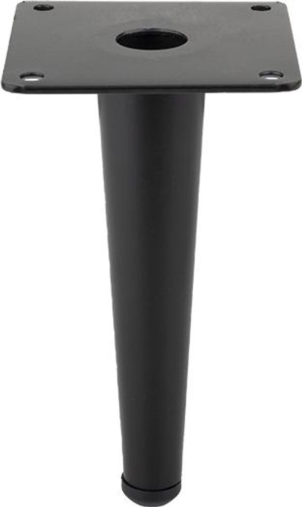 FS020 150 mm Möbelbein, Mattschwarz