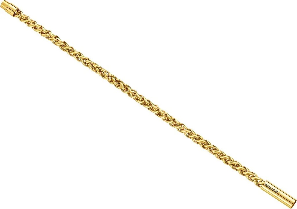 Bracelet maille dorée Police PEAGN0010702 en acier inoxydable chic