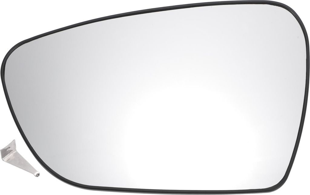 Linker Außenspiegelglas-Ersatz mit Heizung und Rückenplatte in Weiß für KIA Ceed 2012-2018.